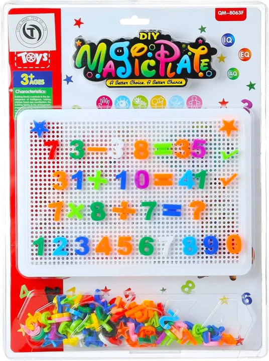 Alphabet ABC Words Pin Puzzle Educational Building Blocks - Learning Spelling - For Kids